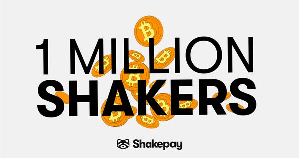 🎉 One MILLION shakers 🎉